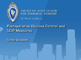 Mesures postopératoire glycémiques et de l'amélioration des soins chirurgicaux Mesures postopératoire glycémiques et de l'amélioration des soins chirurgicaux