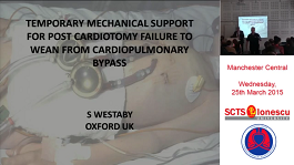 Postoperative mechanical circulatory support