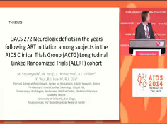 Prédicteurs de la performance neurocognitive pendant le suivi parmi les individus ART-naïfs qui initient un ART dans les essais cliniques ACTG