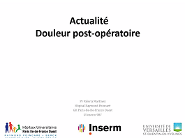 Présentation d'un article de référence publié dans l'année concernant la Douleur Post-Opératoire Présentation d'un article de référence publié dans l'année concernant la Douleur Post-Opératoire