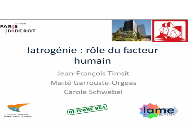 Prévenir la iatrogénie Prévenir la iatrogénie
