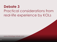 Practical considerations from real-life experience by KOLs