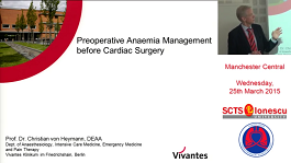Preoperative anaemia management