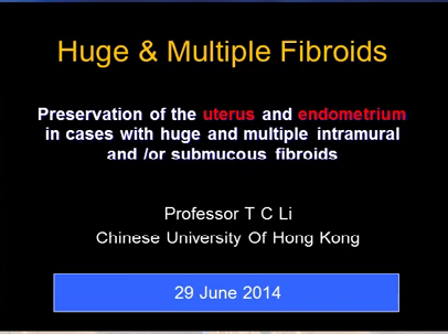 Preservation of the uterus and endometrium in cases with huge and multiple intramural and/or submucous fibroids Preservation of the uterus and endometrium in cases with huge and multiple intramural and/or submucous fibroids