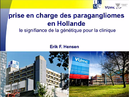 Prise en charge des paragangliomes en Hollande : la signifiance de la génétique pour la clinique