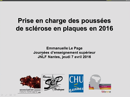 Prise en charge des poussées dans la SEP