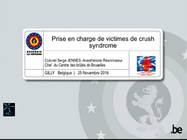 Prise en charge des victimes de crush syndrome Prise en charge des victimes de crush syndrome