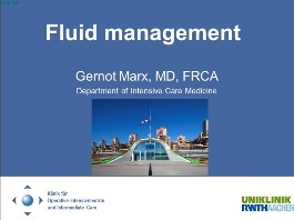 Prise en charge du saignement massif - Gestion du remplissage