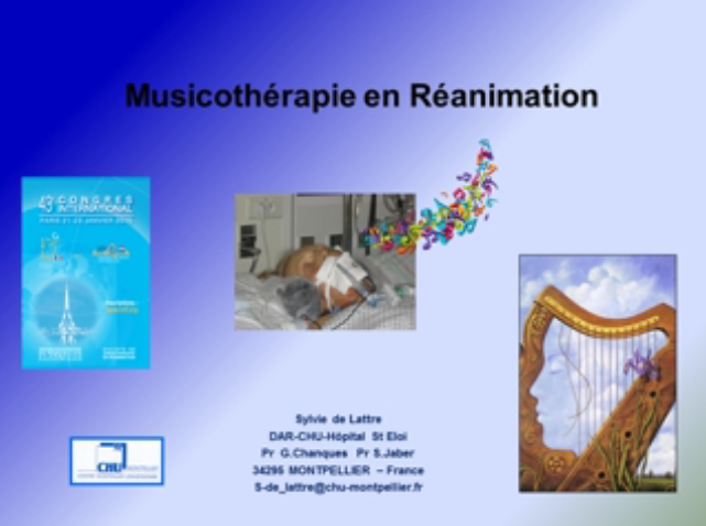 Prise en charge non médicamenteuse de la douleur - Musicothérapie - 2015
