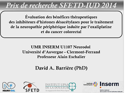 Prix de recherche SFETD : IUD 2014
