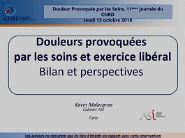 Problématique des soins douloureux en secteur libéral : pistes d'amélioration