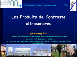 Produits de contraste ultrasonores