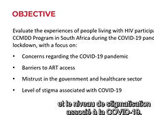 Programme de distribution de médicaments contre le VIH en Afrique du Sud pendant la COVID-19 Programme de distribution de médicaments contre le VIH en Afrique du Sud pendant la COVID-19