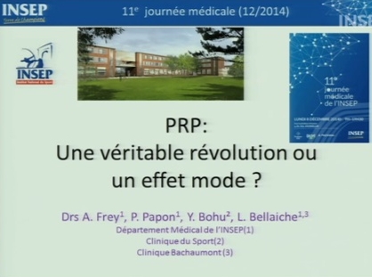 PRP, une véritable révolution ou un effet mode ?