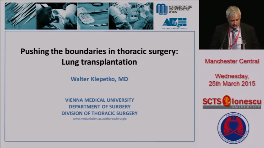 Pushing the boundaries in thoracic surgery - Lung transplantation
