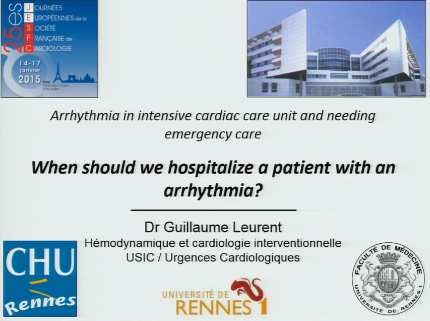 Quand hospitaliser un patient avec une arythmie?