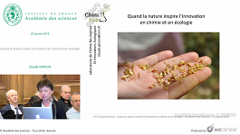 Quand la nature inspire l'innovation en chimie et en écologie