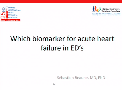 Quel biomarqueur de l'insuffisance cardiaque aux urgences