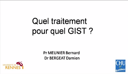 Quel traitement pour quel GIST ?