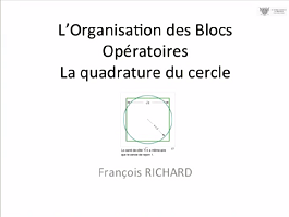 Quelle organisation du BO ? Comment résoudre la "quadrature du cercle" ?