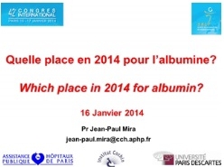 Quelle place en 2014 pour l'albumine ?