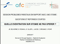 Quelle éventration sur stromie ne pas opérer