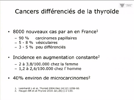 Quelles indications et quelle étendue pour les curages ganglionnaires dans les cancers différenciés de la thyroïde ? Comment interprêter les nouvelles recommandations américaines ?