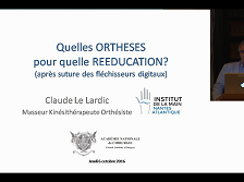 Quelles orthèses pour quelle rééducation ?