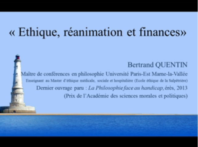 Réanimation et justice - distribution je compte donc je soigne - Ethique réanimation et finances - 2015