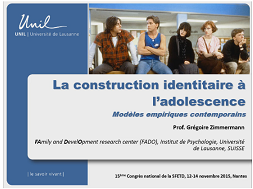 Réflexions sur la construction identitaire à l’adolescence - 1/2