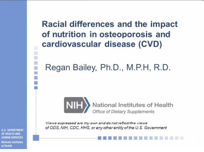 Racial differences and impact of nutrition in osteoporosis and cardiovascular disease (CVD) Racial differences and impact of nutrition in osteoporosis and cardiovascular disease (CVD)