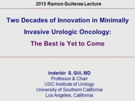 Intervention de Ramon Guiteras :  deux décennies d'innovation en chirurgie invasive minimale en oncologie urologique