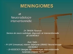 RAPPORT MENINGIOME (6/9) - La radiologie interventionnelle pour le méningiome