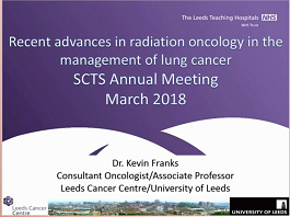 Recent advances in radiation oncology in the management of lung cancer