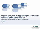 Removing global patent barriers to the new generation of hepatitis C drugs Removing global patent barriers to the new generation of hepatitis C drugs