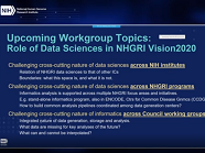 Report: NACHGR Data Science Working Group Report: NACHGR Data Science Working Group