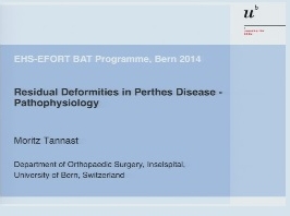 Déformations résiduelles dans la maladie de Perthes - Physiopathologie