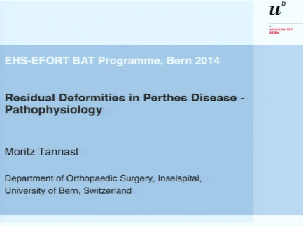 Residual deformities in Perthes diseases - pathophysiology