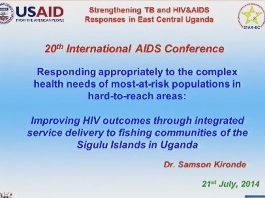 Répondre de manière appropriée aux besoins de santé complexes des populations les plus à risque dans les zones difficiles à atteindre : amélioration des résultats du VIH grâce prestation de services intégrés aux communautés de pêcheurs des îles Sigulu