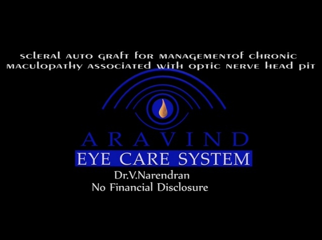 Retina, Vitreous - Scleral Auto Graft for Management of Chronic Maculopathy Associated With Optic Nerve Head Pit