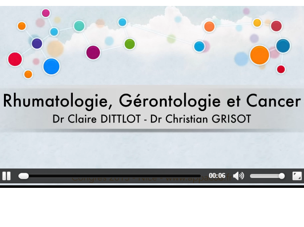 Rhumatologie Gérontologie et Cancer