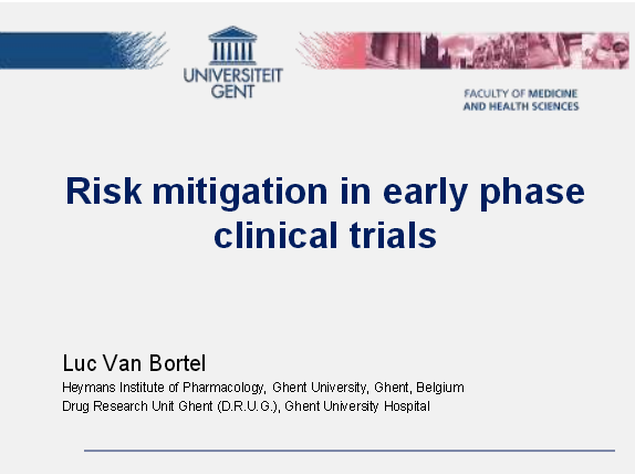 Risk analysis of the drug development process - focus on the patient