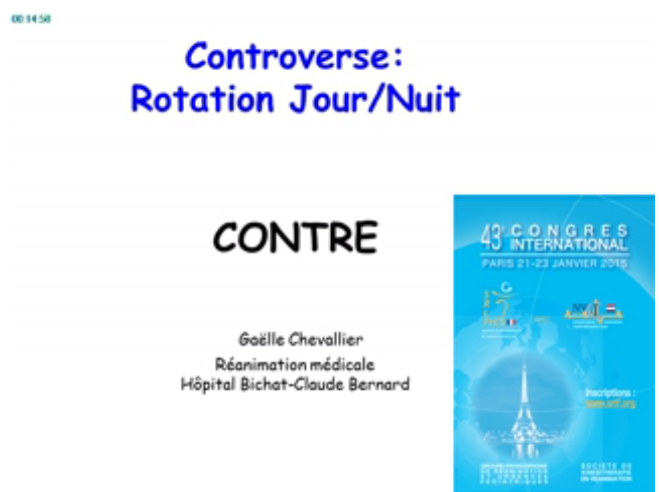 Rotation jour/nuit pour ou contre? : contre - 2015