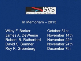 Roy Greenberg Lecture by Dr. Gustavo Oderich Roy Greenberg Lecture by Dr. Gustavo Oderich