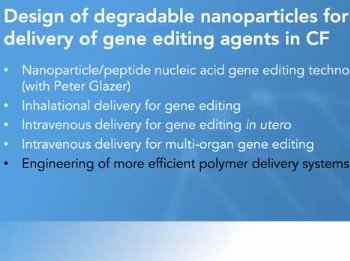 S02: Novel Nucleic Acid Strategies to Treat the Fundamental CF Defect S02: Novel Nucleic Acid Strategies to Treat the Fundamental CF Defect