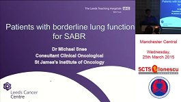 SABR in borderline lung function