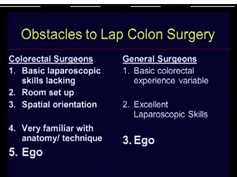 SAGES/ASCRS Laparoscopic Colon Surgery Symposium: Why Is Anyone Still Doing Open Surgery? SAGES/ASCRS Laparoscopic Colon Surgery Symposium: Why Is Anyone Still Doing Open Surgery?