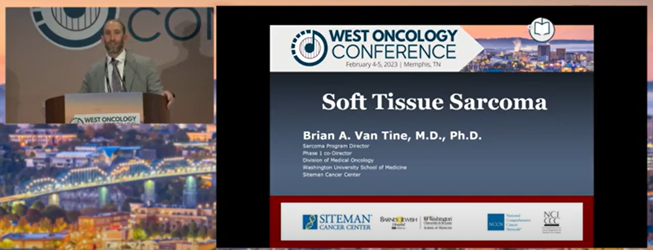 Sarcoma West Oncology Conference : interview with Brian A. Van Tine