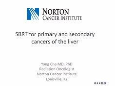 SBRTs Evolving role in local management in primary and secondary liver cancers SBRTs Evolving role in local management in primary and secondary liver cancers