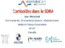 SDRA : une maladie ou un syndrome ? - Corticoïdes dans le SDRA